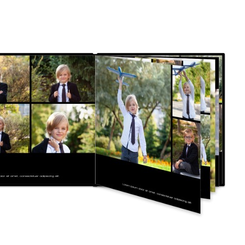 Fotobok XL Kvadratisk Deluxe - Hard perm lærimitasjon