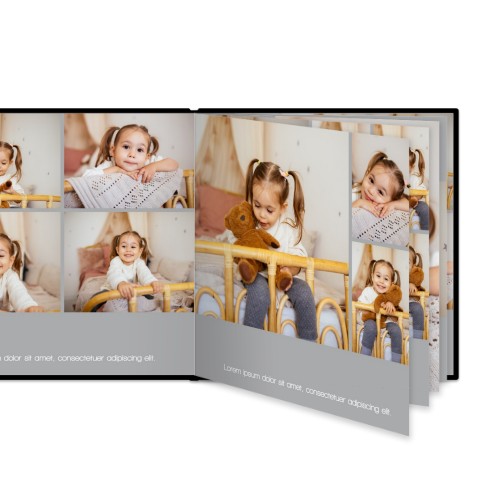 Photo Book Extra Large Square Deluxe Leather Cover