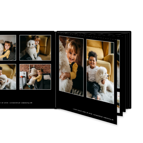 Fotoboek XL vierkant - harde lederen kaft