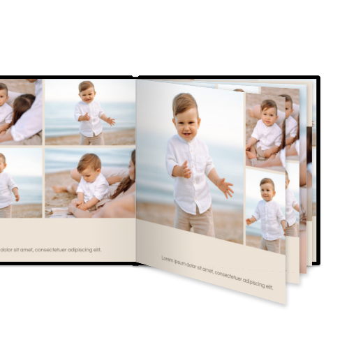 Fotoboek XL vierkant - harde lederen kaft Fotoboek XL vierkant - harde lederen kaft