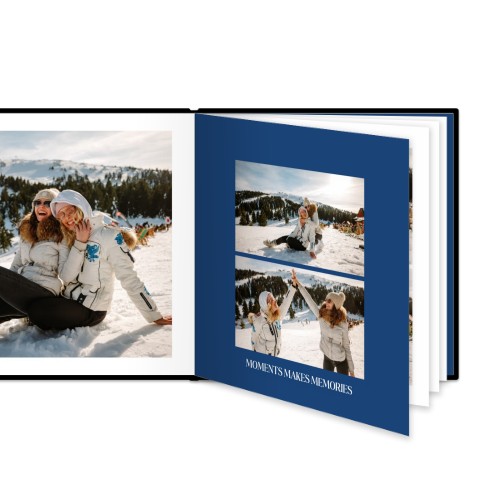 Livre photo XL carré - couverture rigide en simili cuir Livre photo XL carré - couverture rigide en simili cuir