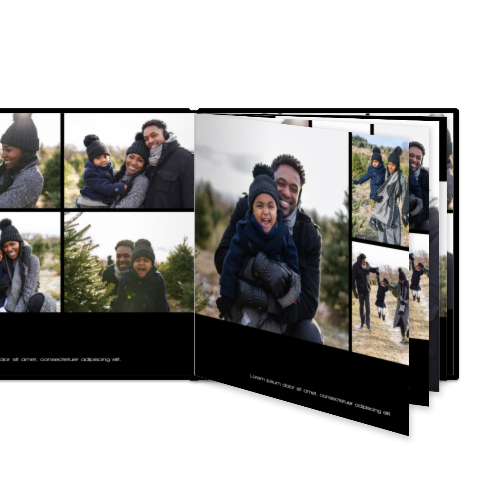 Fotobuch XL Quadrat - Hardcover Lederlook