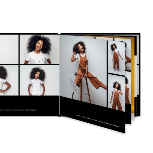 XL Quadrat - Hardcover Lederlook