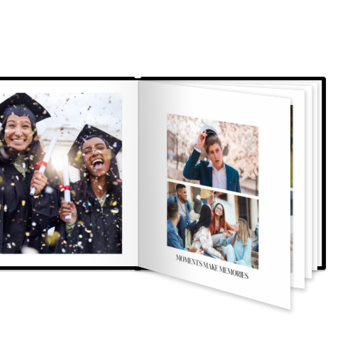 Livre photo XL carré - couverture rigide en simili cuir Livre photo XL carré - couverture rigide en simili cuir