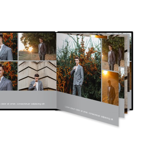 XL Nelikulmainen - Kovat kannet - Keinonahka