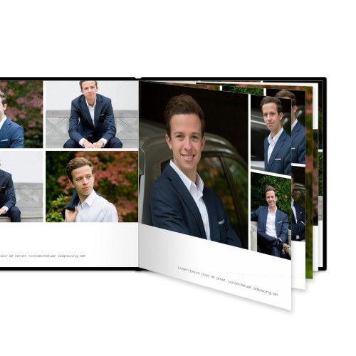 XL vierkant - harde lederen kaft XL vierkant - harde lederen kaft