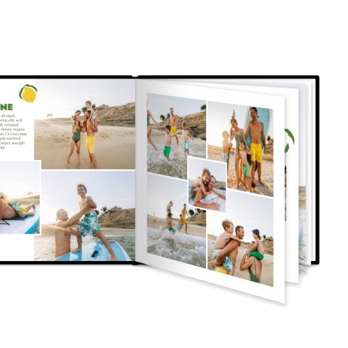 XL Quadrat - Hardcover Lederlook