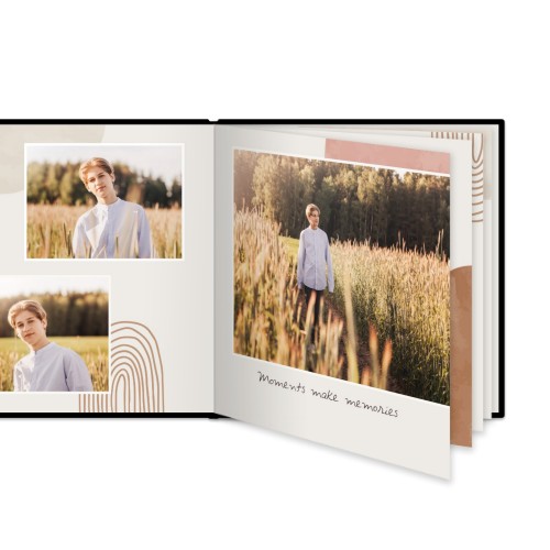 Livre photo XL carré - couverture rigide en simili cuir