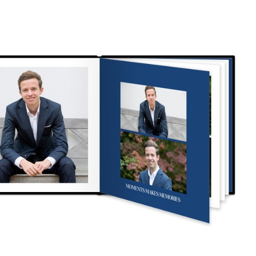 Livre photo XL carré - couverture rigide en simili cuir Livre photo XL carré - couverture rigide en simili cuir