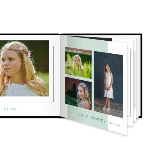 Livre photo XL carré - couverture rigide en simili cuir Livre photo XL carré - couverture rigide en simili cuir