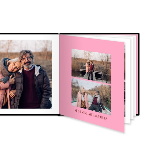 Kuvakirja XL Nelikulmainen Deluxe - Kovat kannet - Keinonahka