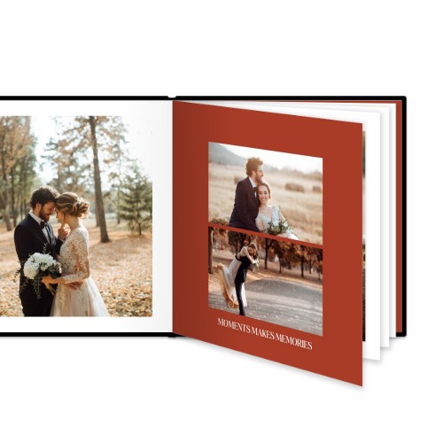 Livre photo XL carré - couverture rigide en simili cuir