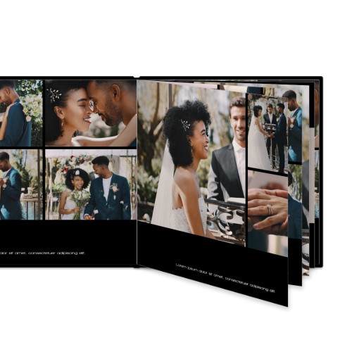 Photo Book Extra Large Square Deluxe Leather Cover