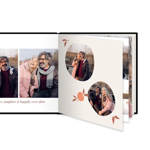 XL Quadrat - Hardcover Lederlook