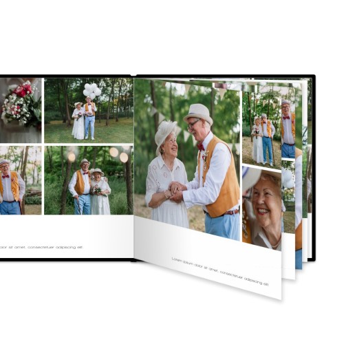 Photo Book Extra Large Square Deluxe Leather Cover Photo Book Extra Large Square Deluxe Leather Cover