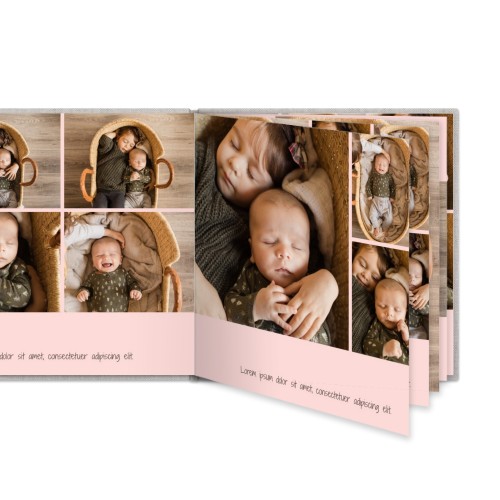 Photo Book Extra Large Square Deluxe Linen Cover