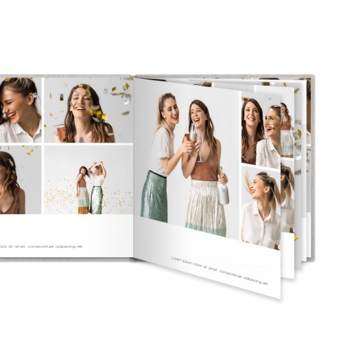 Photo Book Extra Large Square Deluxe Linen Cover Photo Book Extra Large Square Deluxe Linen Cover