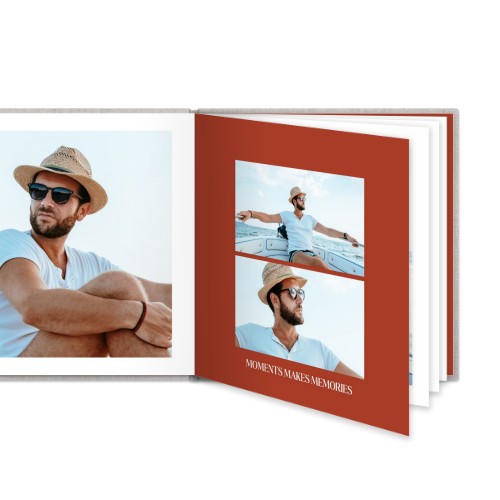 Photo Book Extra Large Square Deluxe Linen Cover Photo Book Extra Large Square Deluxe Linen Cover