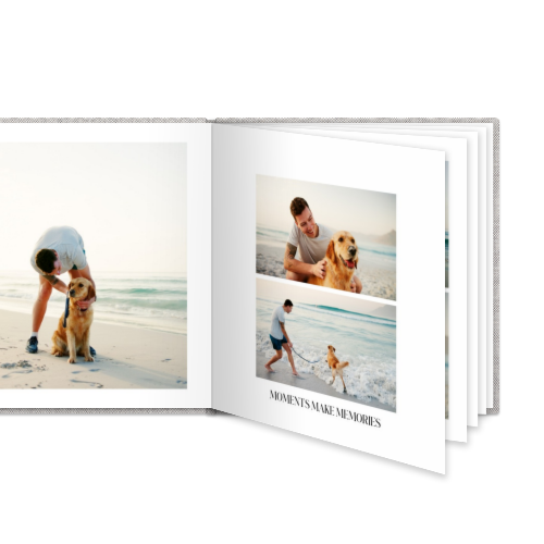 Fotobok XL kvadratisk deluxe hÄrt omslag - Linne Fotobok XL kvadratisk deluxe hÄrt omslag - Linne