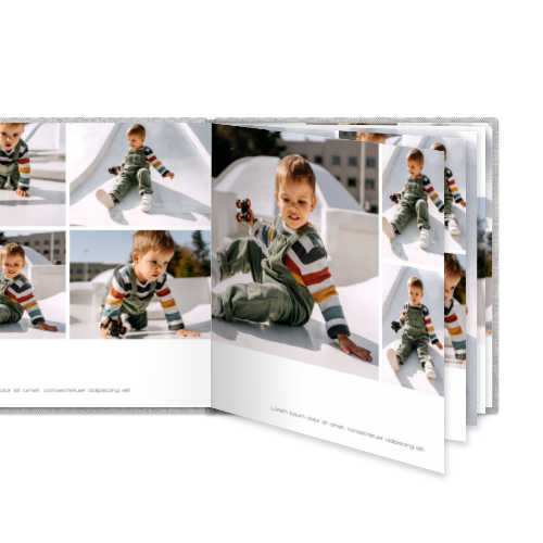 Fotoboek XL vierkant - harde linnen kaft Fotoboek XL vierkant - harde linnen kaft