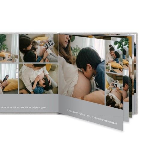 XL Kvadratisk - Hard linomslag