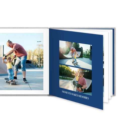 Fotoboek XL vierkant - harde linnen kaft Fotoboek XL vierkant - harde linnen kaft