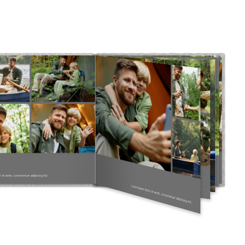 Photo Book Extra Large Square Deluxe Linen Cover Photo Book Extra Large Square Deluxe Linen Cover