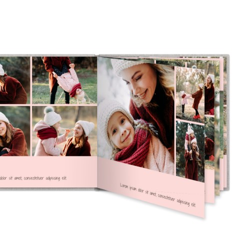 Photo Book Extra Large Square Deluxe Linen Cover