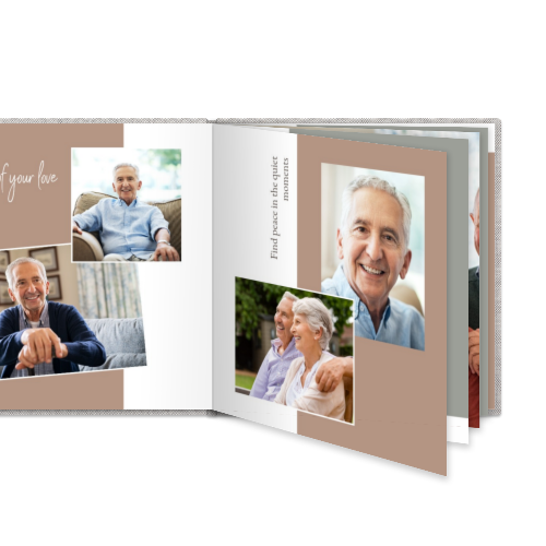 Fotoboek XL vierkant - harde linnen kaft Fotoboek XL vierkant - harde linnen kaft