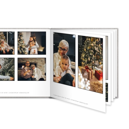 XL Kvadratisk - Hard linomslag