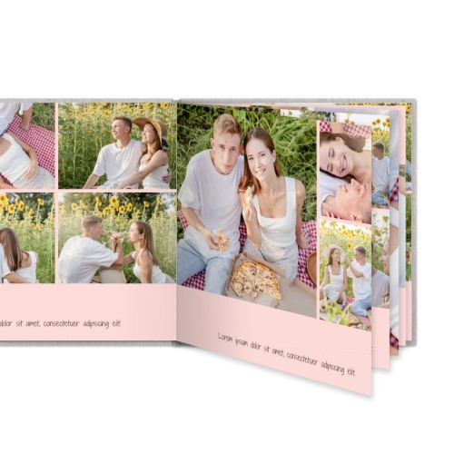 Fotobok XL Kvadratisk Deluxe - Hard linomslag