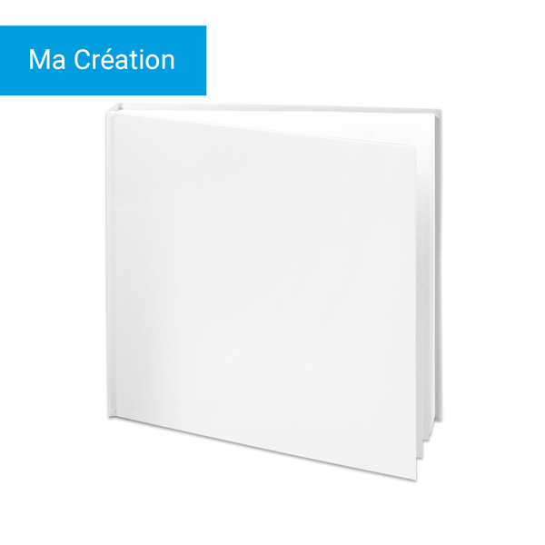 XL carré - couverture rigide personnalisée