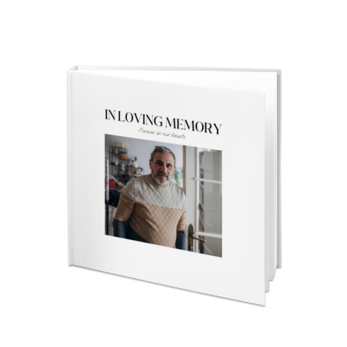 Livre photo XL carré - couverture rigide personnalisée