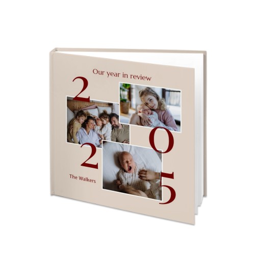 Fotoboek XL vierkant harde fotokaft platliggende binding