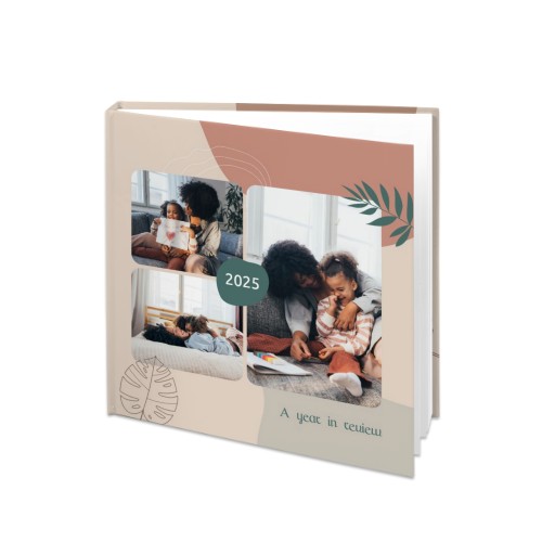 Fotoboek XL vierkant harde fotokaft platliggende binding