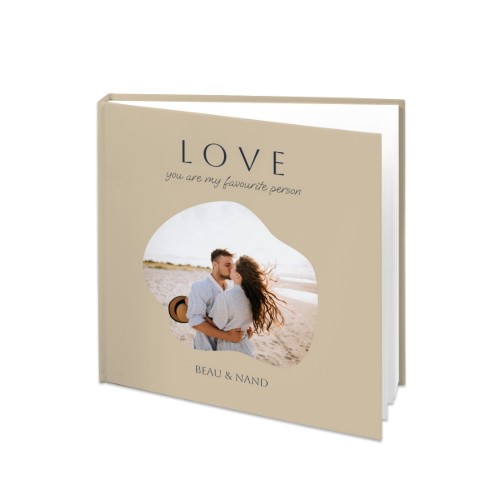 XL kvadratisk deluxe Fotobog - Hårdt fotocover