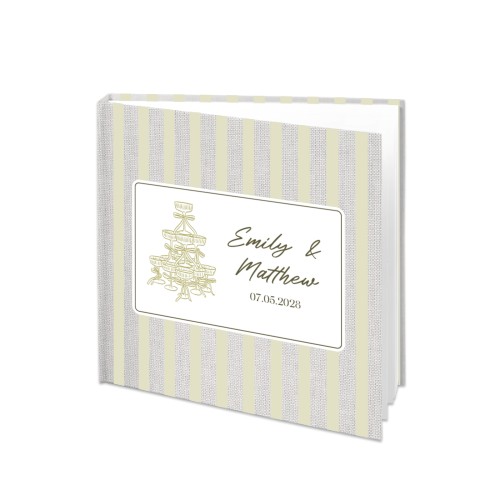 Livre photo L carré - couverture rigide photo lin