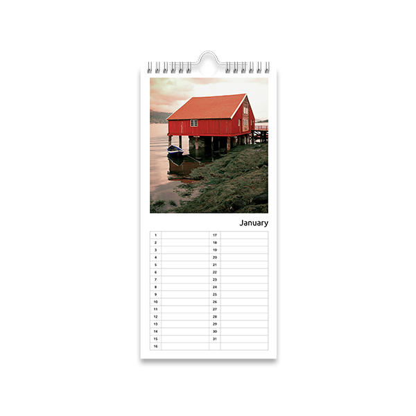 Fødselsdagskalender A5 Fødselsdagskalender A5