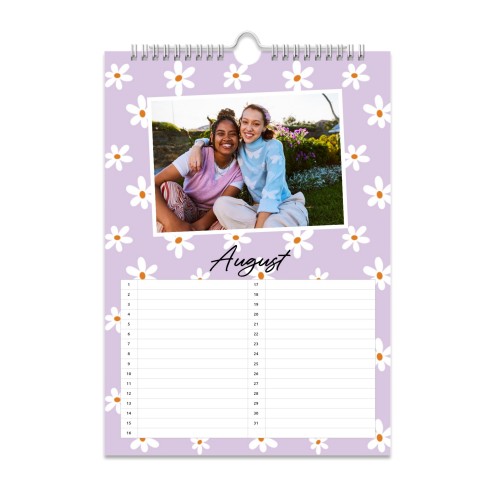 Birthday Calendar A4