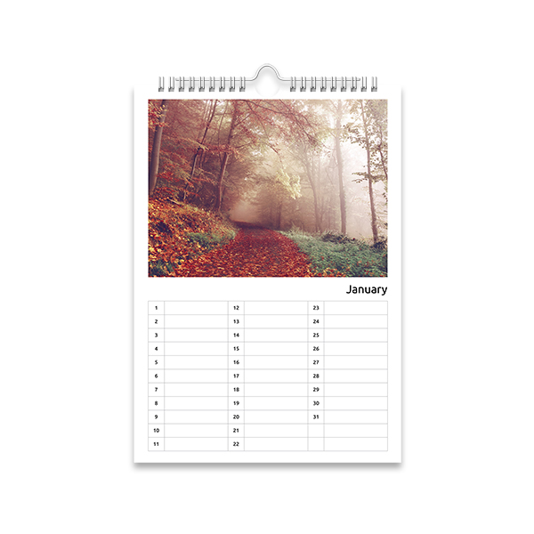 Calendrier anniversaire standard A4 Calendrier anniversaire standard A4