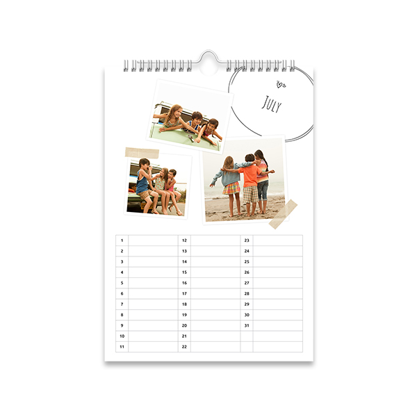 Verjaardagskalender A4 Verjaardagskalender A4