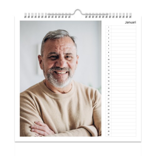 Födelsedagskalender Kvadratisk