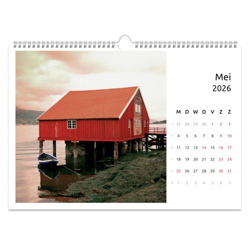 Wandkalender A3 liggend