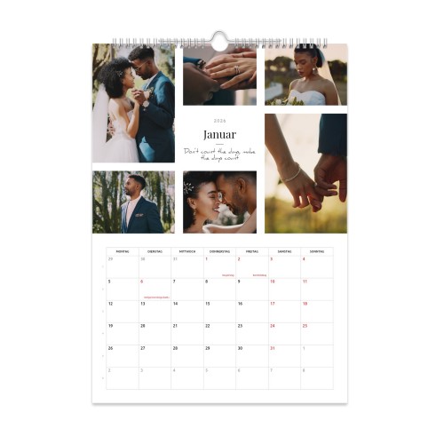 Wandkalender A3 Hoch
