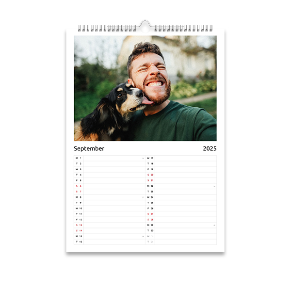 Wandkalender A3 staand