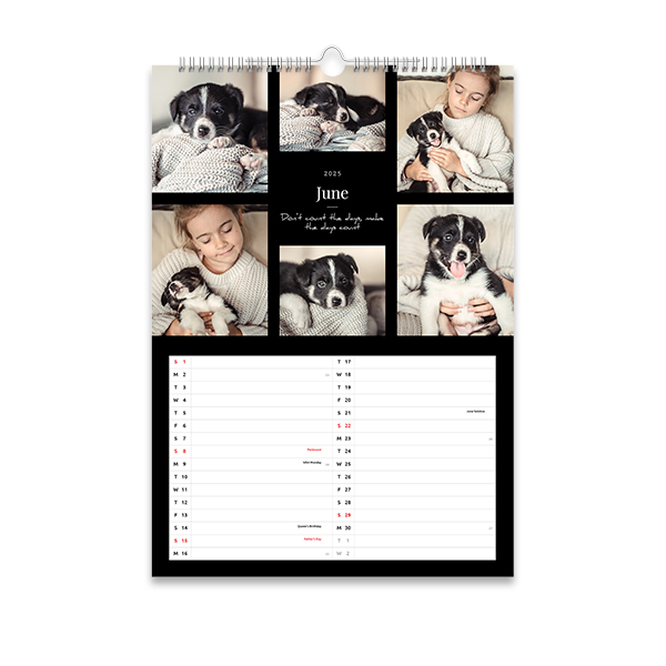 Large Portrait Wall Calendar