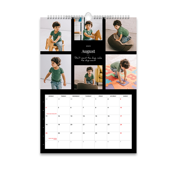 Large Portrait Wall Calendar Large Portrait Wall Calendar