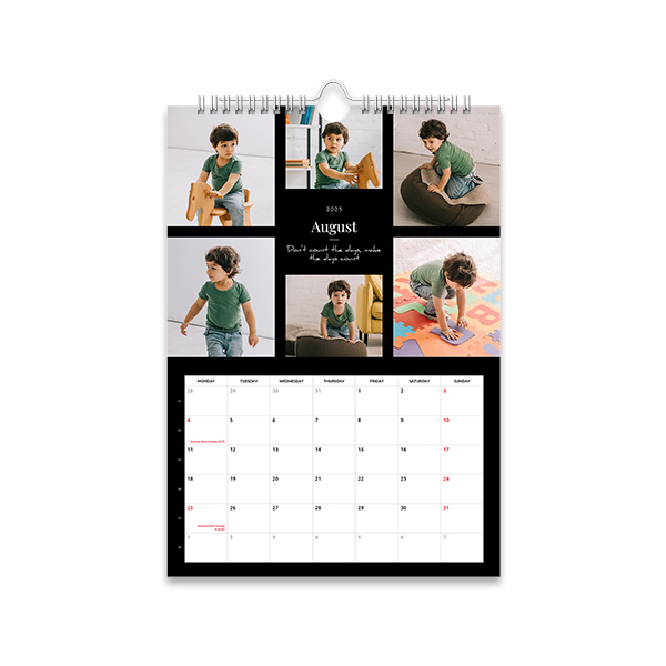 Standard Wall Calendar Standard Wall Calendar