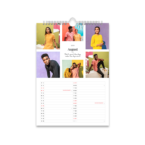 Standard Wall Calendar Standard Wall Calendar