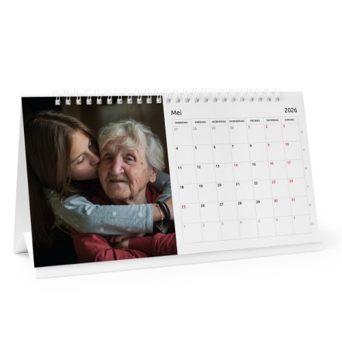 Bureaukalender liggend